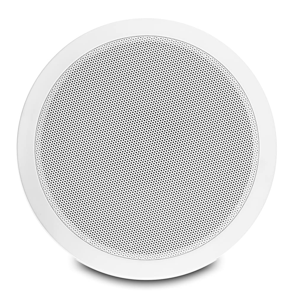 Power Dynamics Bluetooth Ceiling Speaker System - Wireless Home Audio Kit with A100B Wall Amplifier, 8x CSPS6 6.5 Inch Speakers & Installation Cables - Multi-Room Stereo Sound for Living Room, Bedroom, Office & Outdoor Entertainment