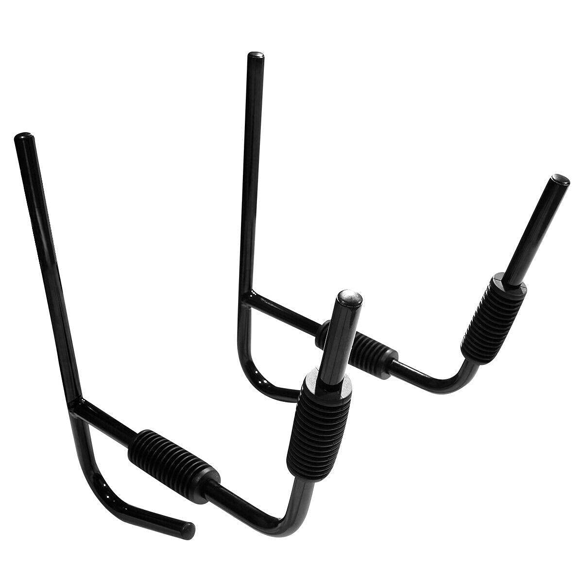 4 Pairs Kayak Ladder Wall Mount Storage Rack - Heavy Duty Folding Hanger for Kayak, Canoe, Surfboard & Paddleboard - Space Saving Garage/Wall Storage Solution for Water Sports Equipment