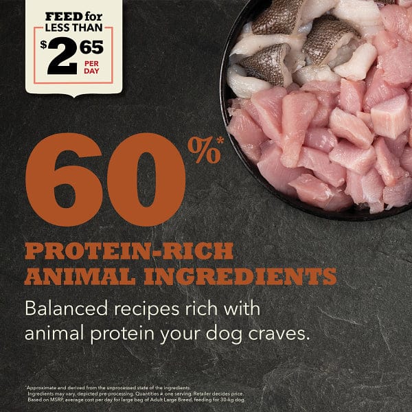 Premium ACANA Adult Large Breed Dry Dog Food - High Protein Grain-Free Recipe for Big Dogs - Ideal for Active & Senior Large Breed Dogs