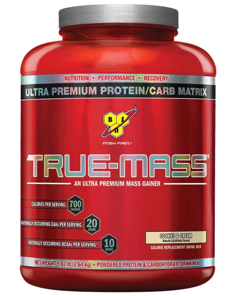 BSN True Mass Gainer Protein Powder - High Calorie Weight Gain Supplement for Muscle Building & Recovery | Ideal for Bodybuilders & Athletes