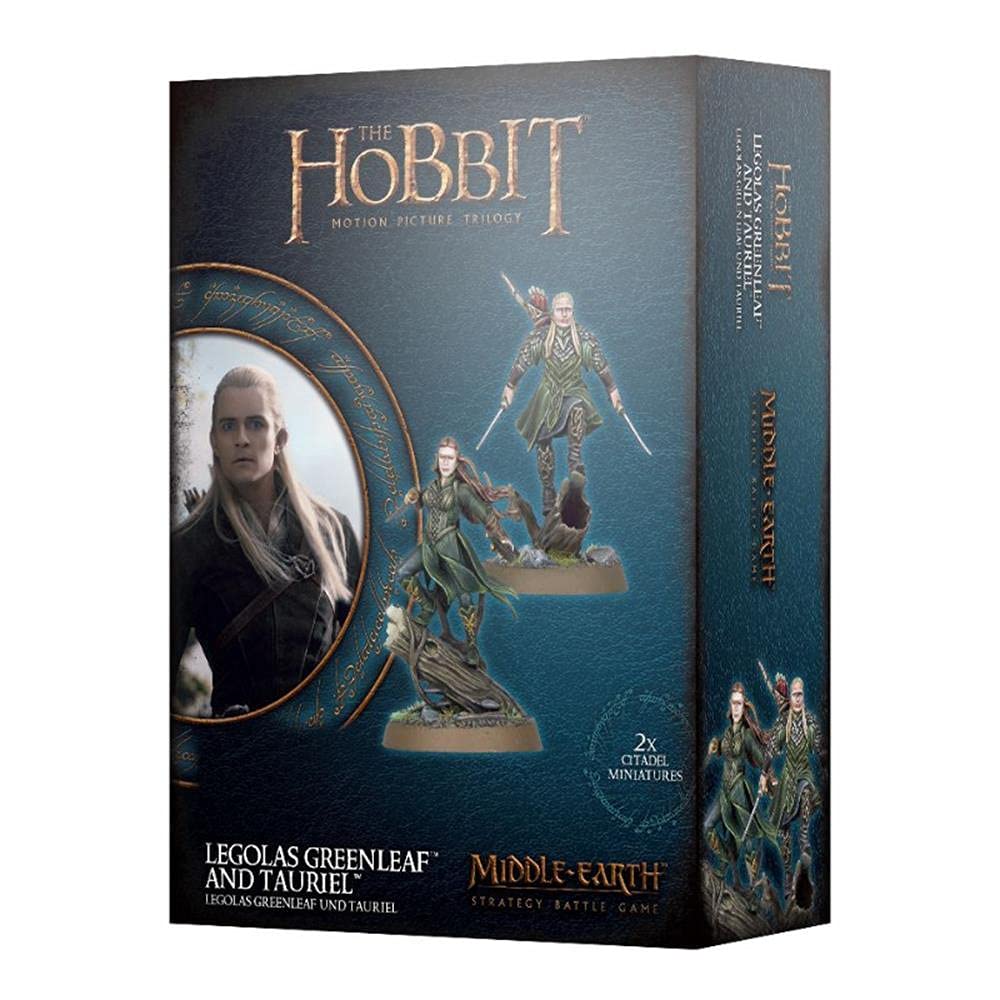 Games Workshop Warhammer Middle Earth - Legolas Greenleaf & Tauriel Plastic Model Kit for Tabletop Wargaming | Collectible Miniature Figures | Age 14+ | Perfect for LOTR Fans & Strategy Game Enthusiasts
