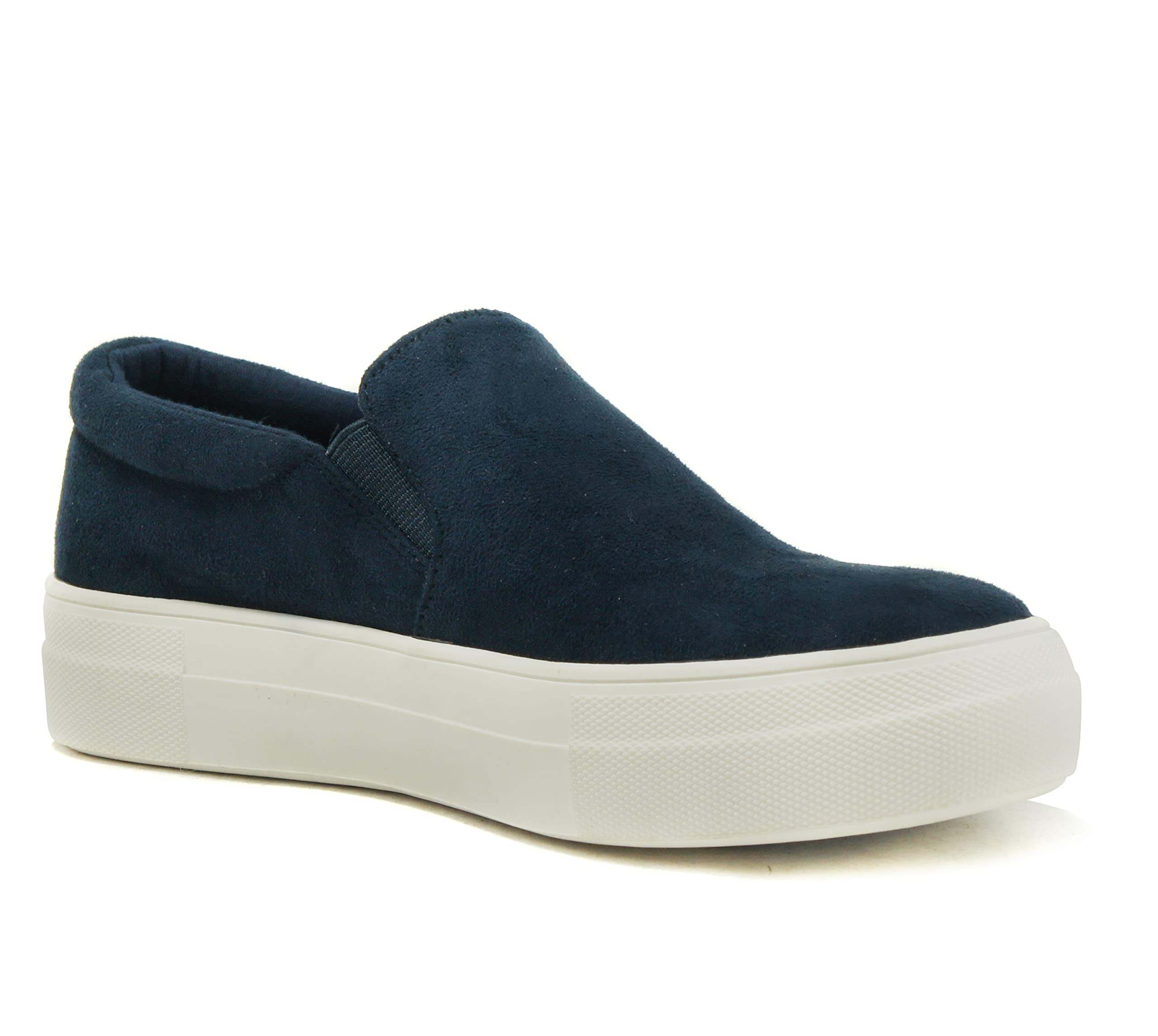 Women's Slip-On Platform Sneakers - Cushioned Foam Comfort Shoes for Walking, Hiking & Casual Wear | Fashionable & Lightweight for Everyday Use