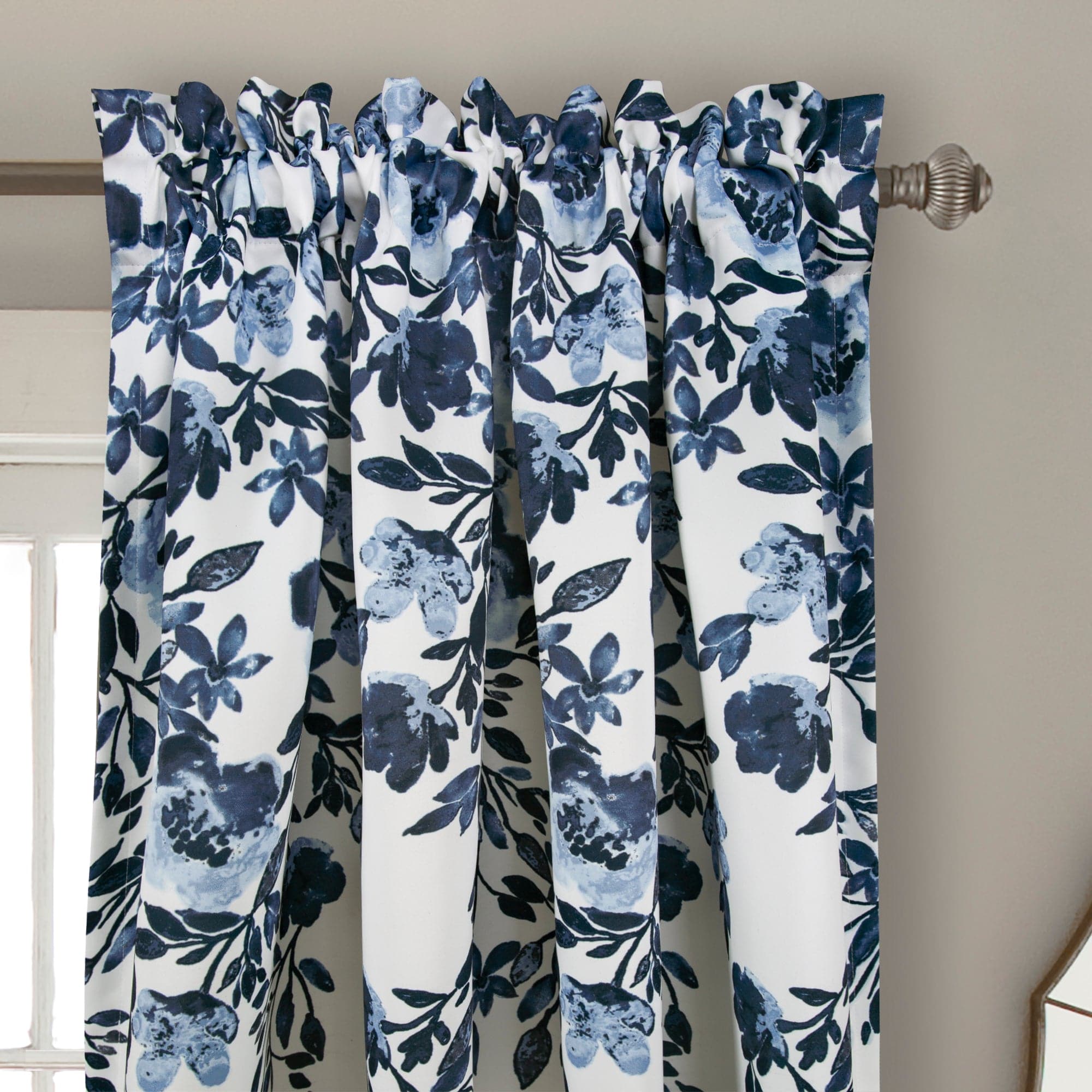 Tanisha Light Filtering Window Curtain Panel Set - Soft Sheer Drapes for Living Room & Bedroom - Blackout Privacy & UV Protection - 84 Inch Length (2 Panels)