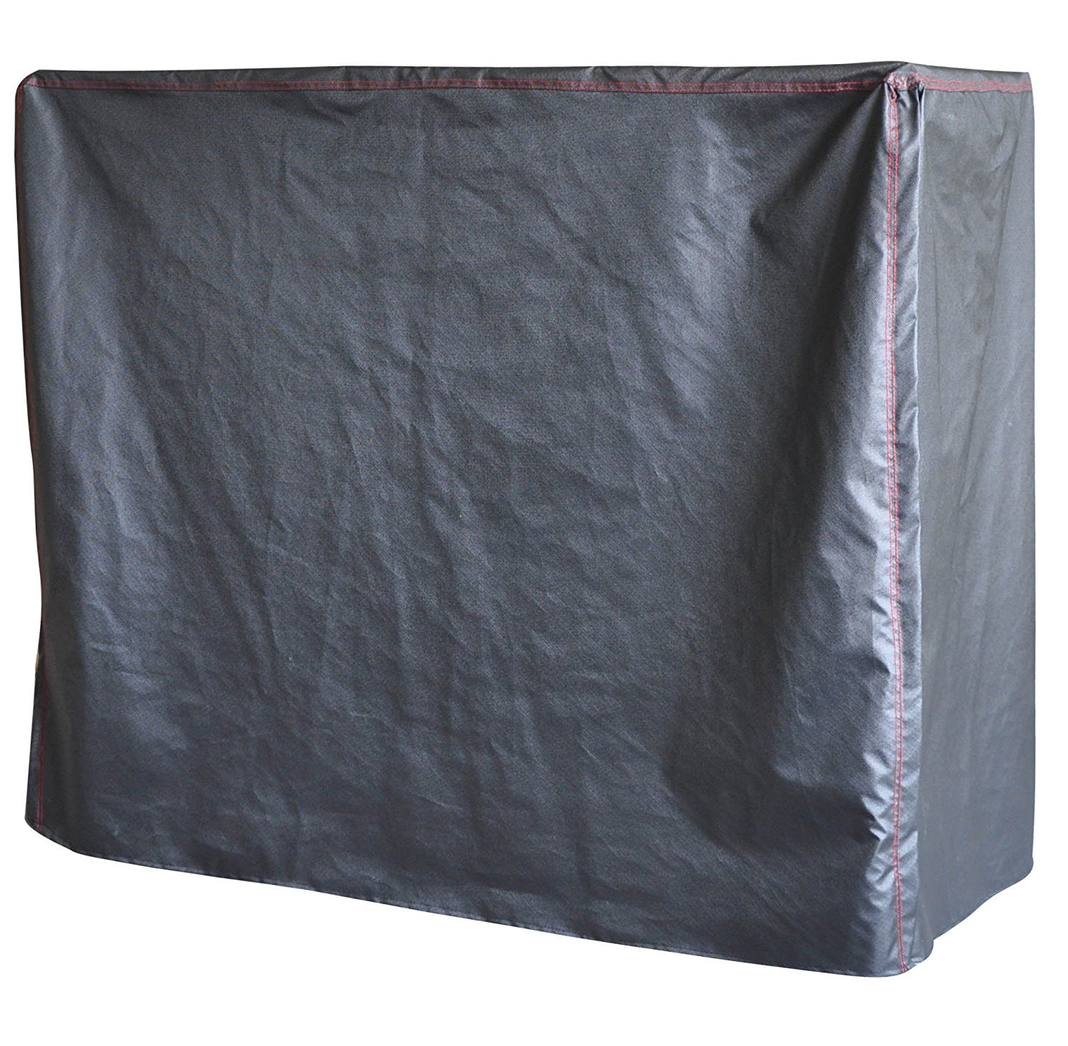 Heavy Duty Firewood Vinyl Log Rack Cover 4' - Durable Black Outdoor Wood Storage for Fireplace, Patio, and Backyard