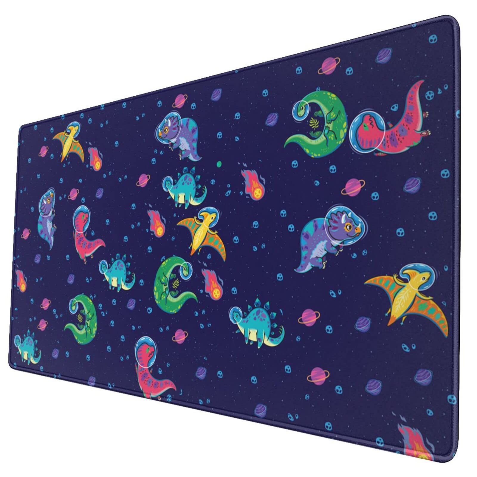 Cute Dinosaur Mouse Pad - Non-Slip Rubber Gaming Mouse Pad with Extended Rectangle Design for Office & Home Desk - Perfect for Work, Gaming & Computer Use