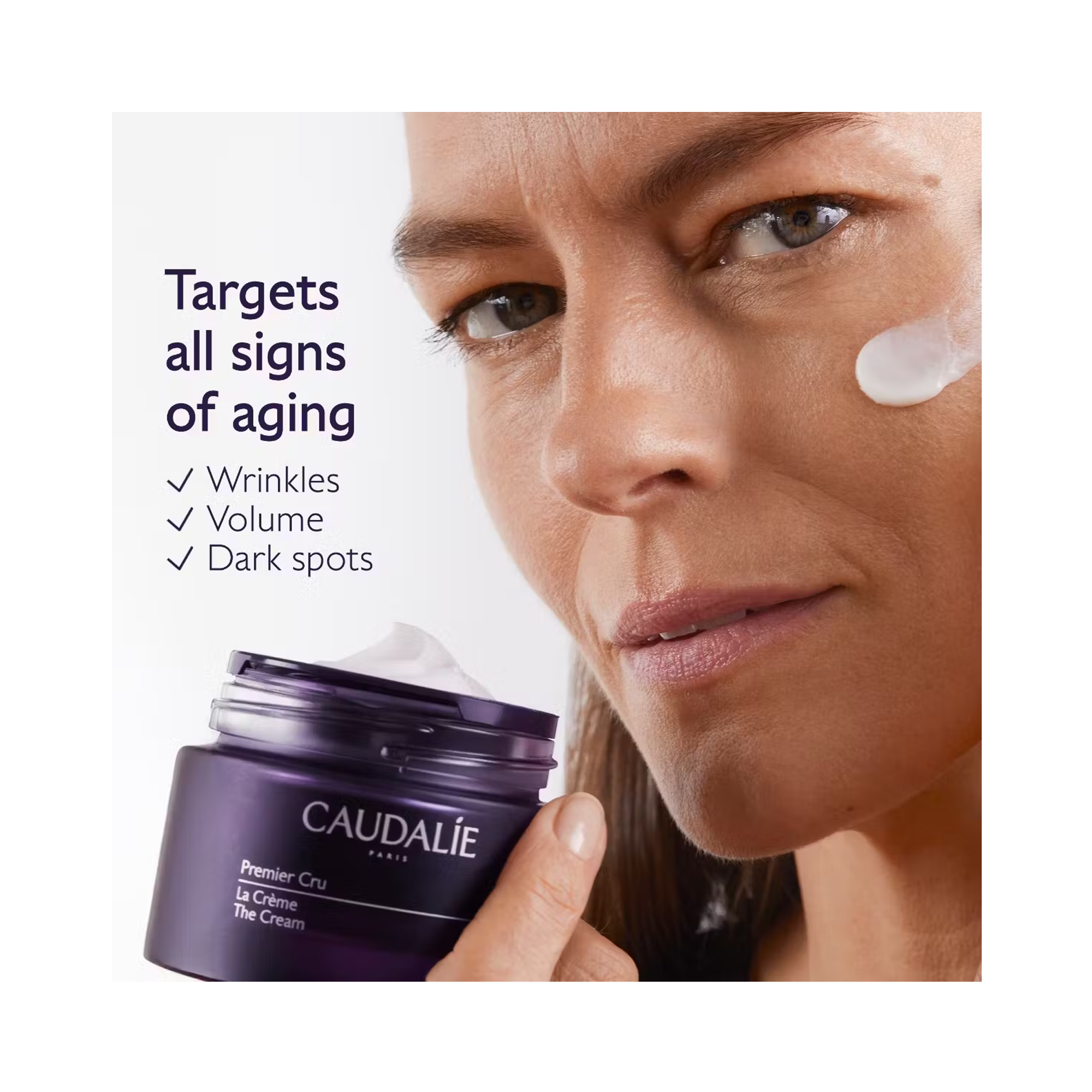 Caudalie Premier Cru Anti-Aging Skincare Set - Luxury Face Cream, Eye Cream & Serum for Wrinkles & Fine Lines | Perfect for Night Routine & Gift Giving