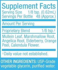 Cedar Bear RespirMoisten for Kids - Herbal Liquid Supplement to Moisturize & Soothe Irritated Respiratory Tissues, Relieve Occasional Dry Cough - 1 Fl Oz - Ideal for Cold Season & Allergy Relief