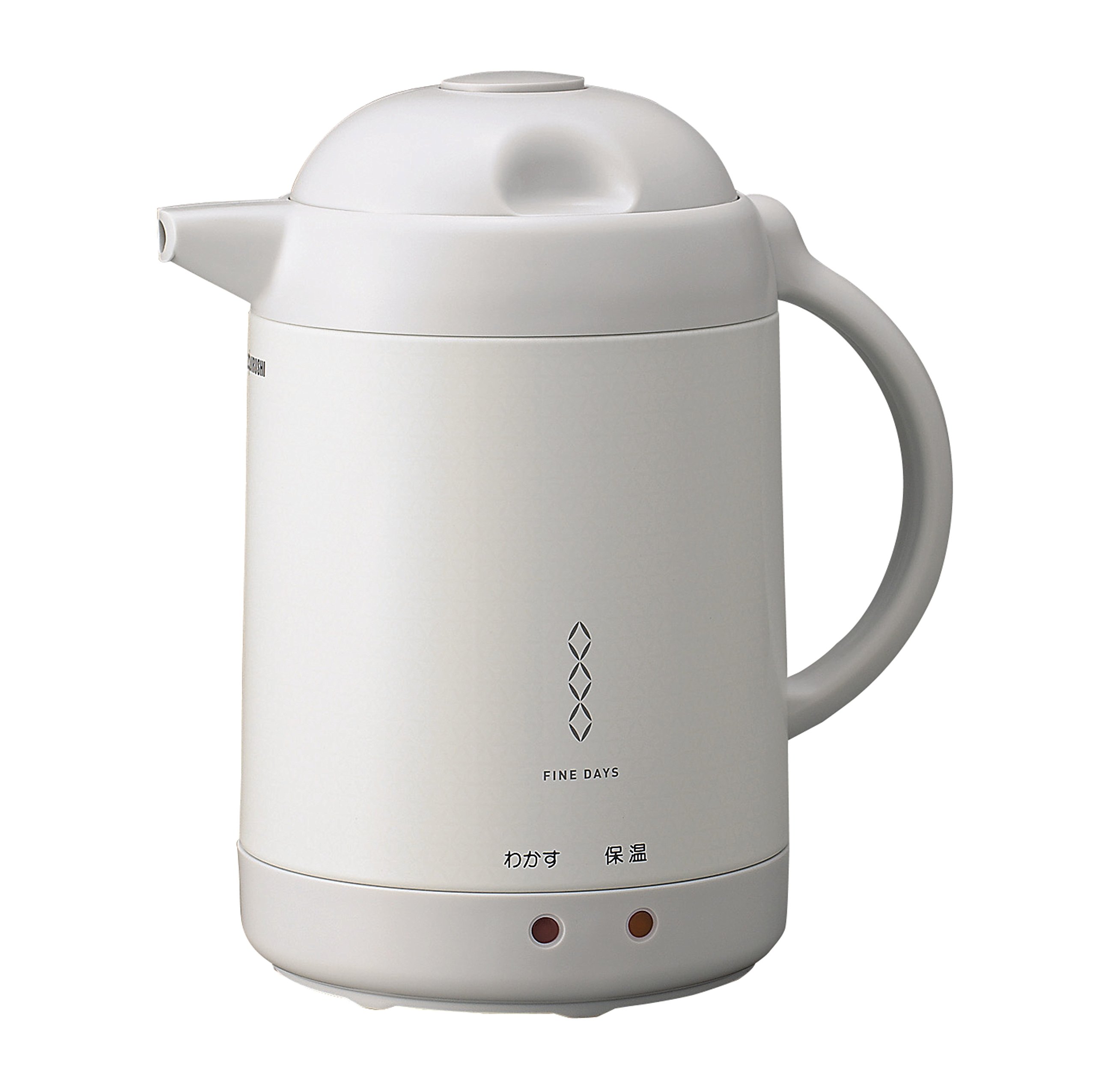 ZOJIRUSHI 1.0L Electric Pot CH-CE10-WG in White & Grey - Perfect for Home, Office & Travel Use