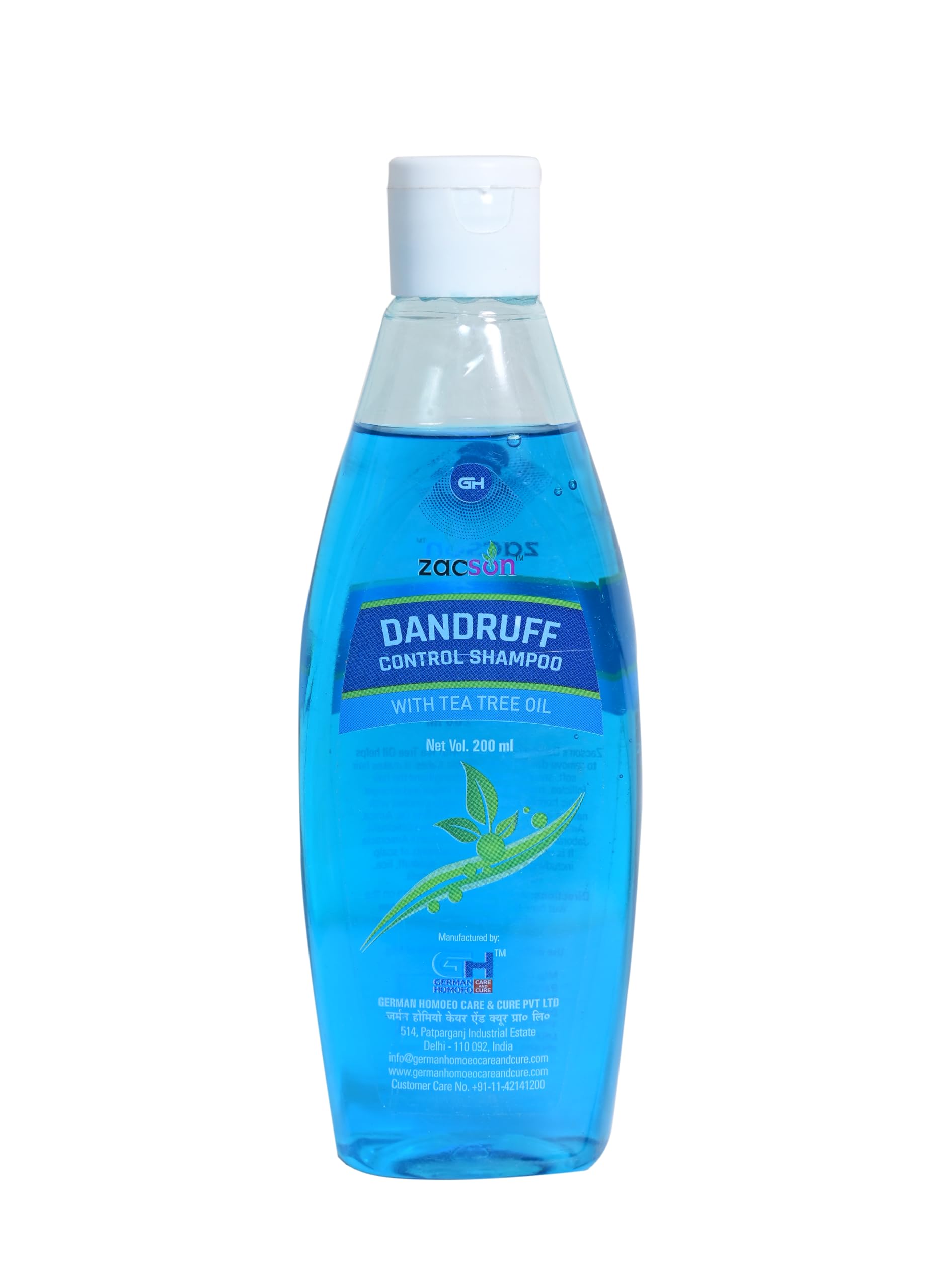 German Homeopathic Anti-Dandruff Shampoo for Men & Women - 200ml Bottle | Natural Scalp Treatment for Itchy, Flaky Scalp | Daily Use for Healthy Hair Care