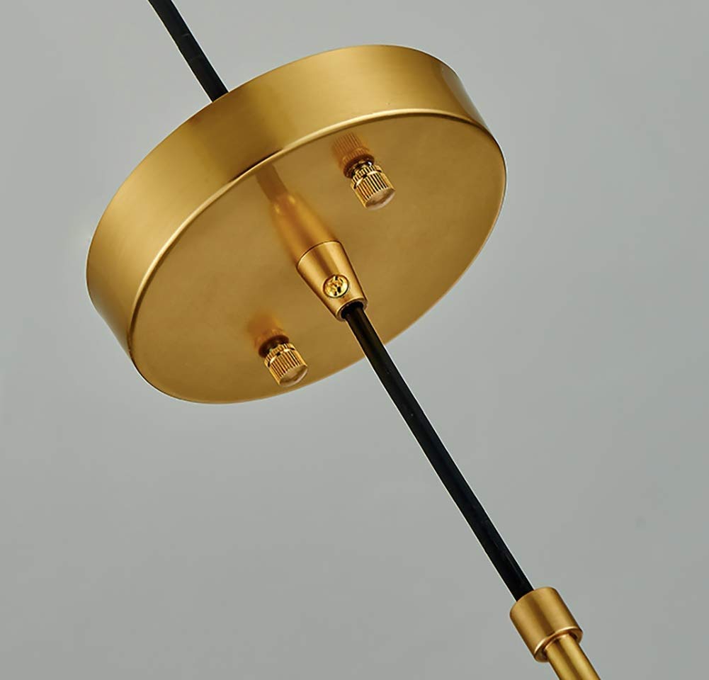 Modern Single Head Chandelier - Creative Glass Ball Pendant Light for Restaurant, Bar & Bedroom - Nordic Minimalist Design - Perfect for Dining Rooms, Living Spaces & Commercial Decor