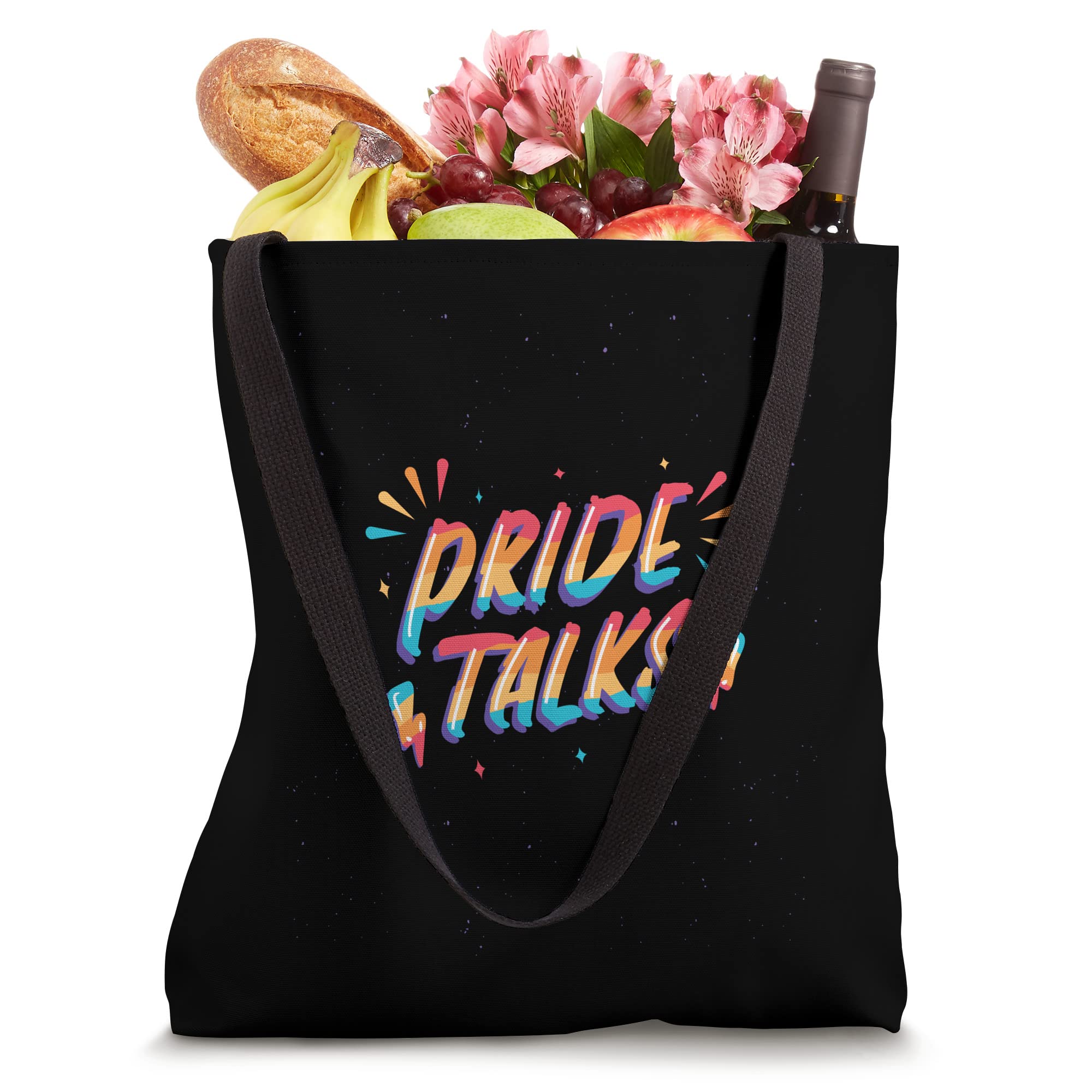 Rainbow LGBTQ Pride Tote Bag for Gay & Lesbian Couples - Perfect for Pride Parades, Beach Trips & Everyday Use