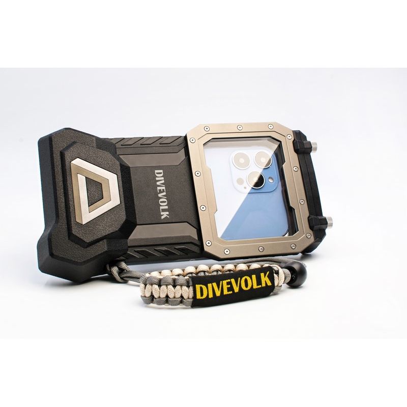 DiveVolk SeaTouch 4 Max Underwater Smartphone Housing - Waterproof Case for iPhone & Android with Touchscreen Function | Perfect for Scuba Diving, Snorkeling & Water Sports Photography