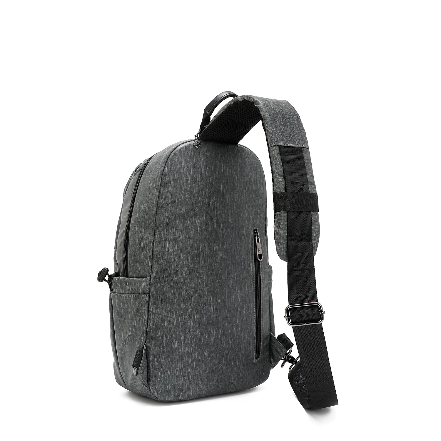 Men's USB Charging Nylon Sling Backpack - Lightweight Travel & Commuter Bag for Laptop, Phone & Essentials | Perfect for Work, Gym & Outdoor Adventures