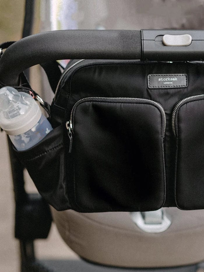 Storksak Eco-Friendly Stroller Bag - Waterproof Diaper Bag for Moms, Perfect for Travel, Shopping & Daily Use