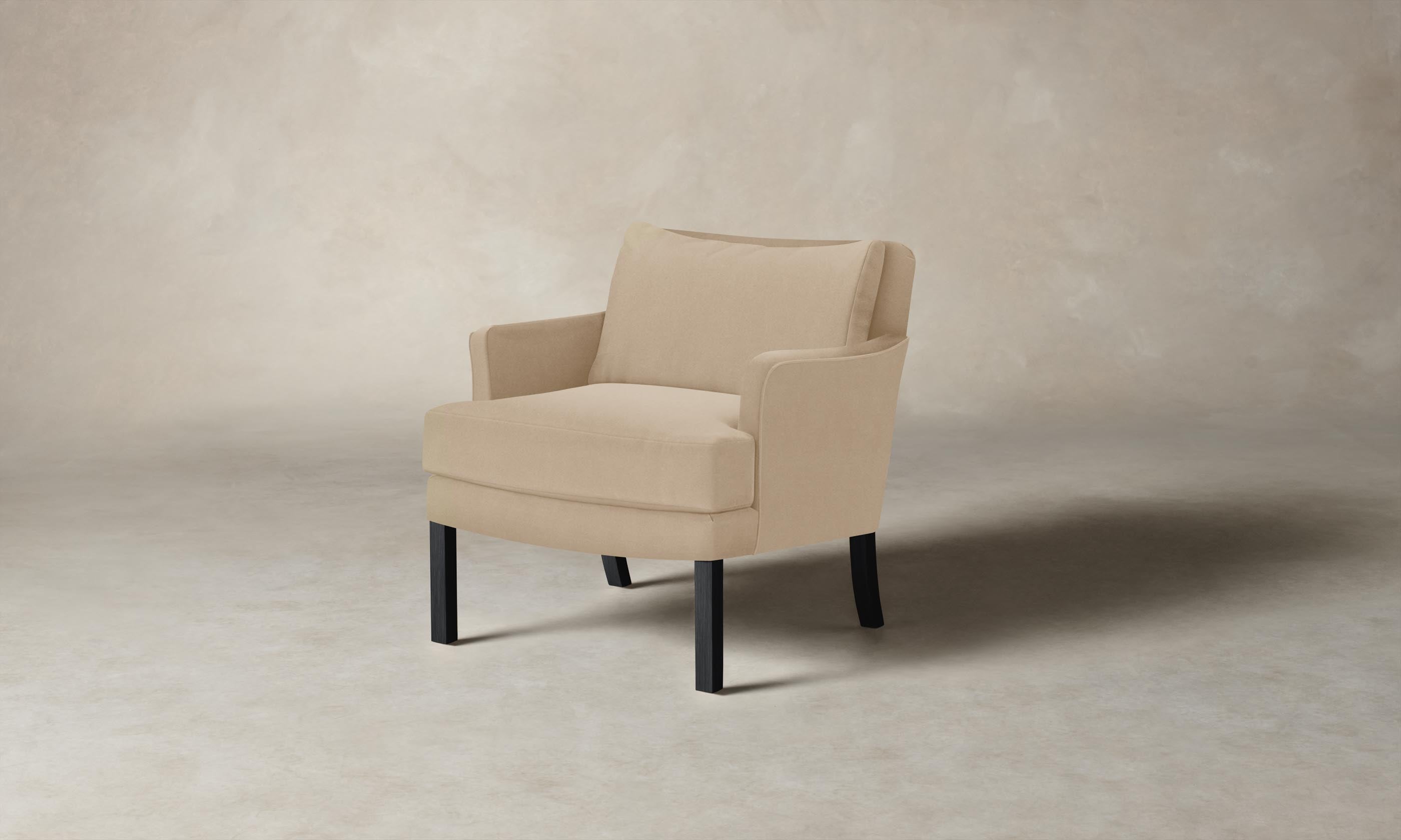 Kaye Chair - Premium Performance Velvet Butter Upholstered Accent Chair for Living Room, Bedroom & Office - Stylish & Comfortable Seating for Home Decor