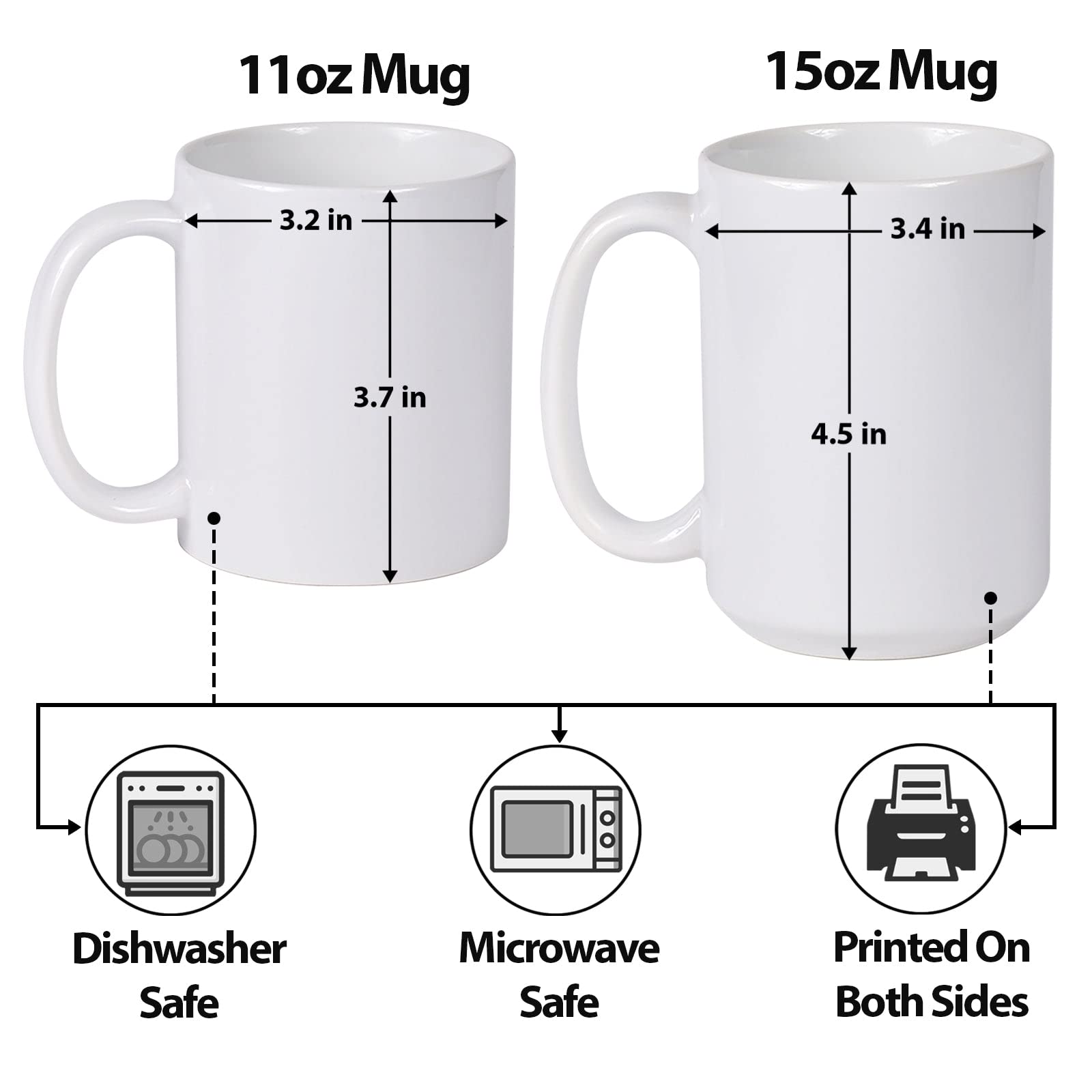Personalized Kids Coffee Mug with Name - Custom Rocket Ship Design for Hot Chocolate & Drinks - 11oz & 15oz Ceramic White Mugs - Perfect Birthday Gift for Boys & Girls - Great for School, Home & Travel Use