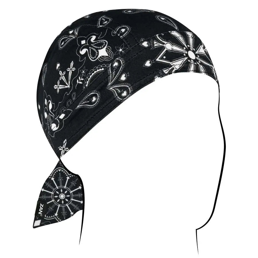 ZANheadgear Black Paisley Skull Cap for Men - Stylish Islamic Prayer Hat & Casual Headwear - Perfect for Daily Wear, Religious Occasions, and Fashion Accessories