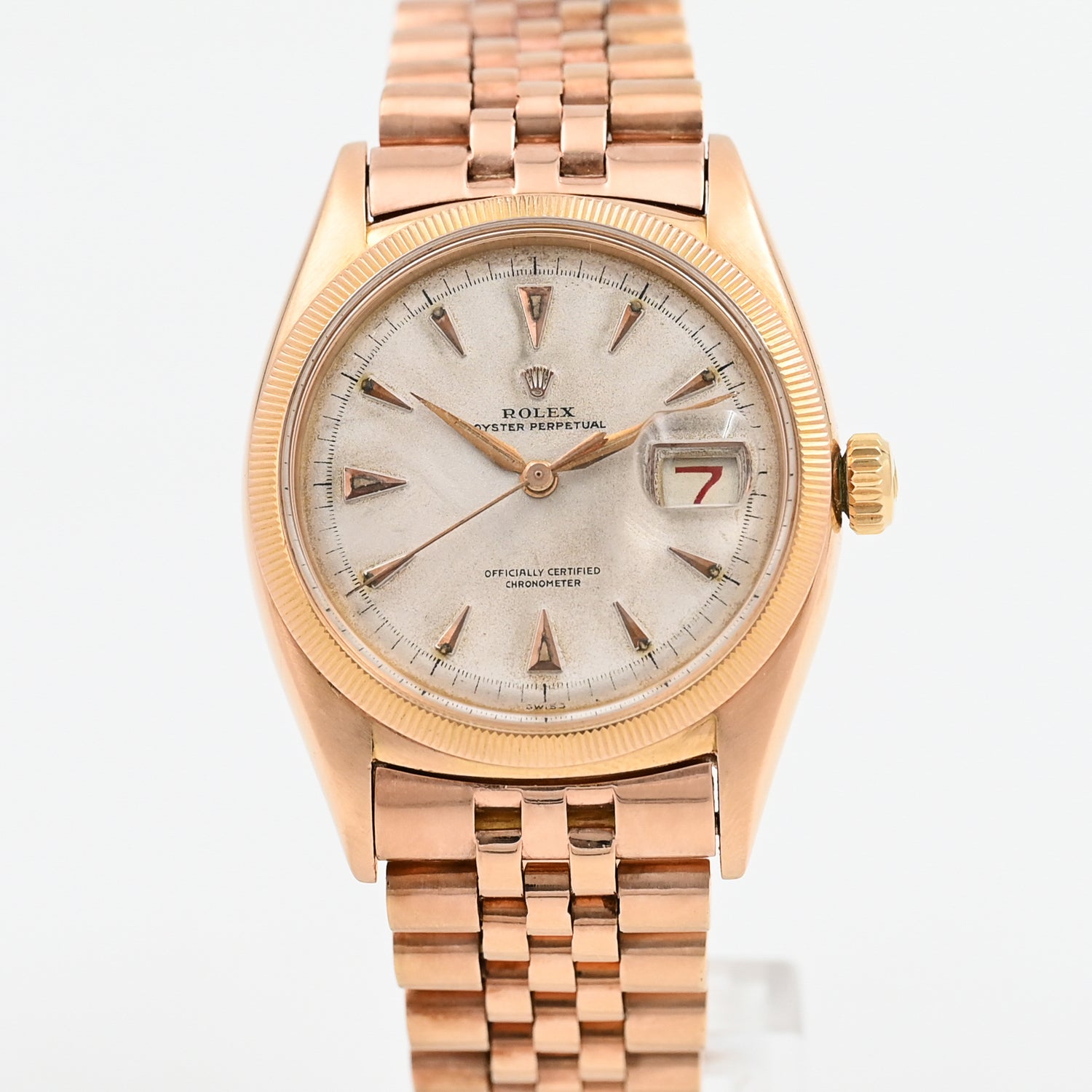 Authentic Rolex Datejust 36mm Watch - Vintage 1954 Model | Luxury Timepiece for Men, Formal Events & Collectors