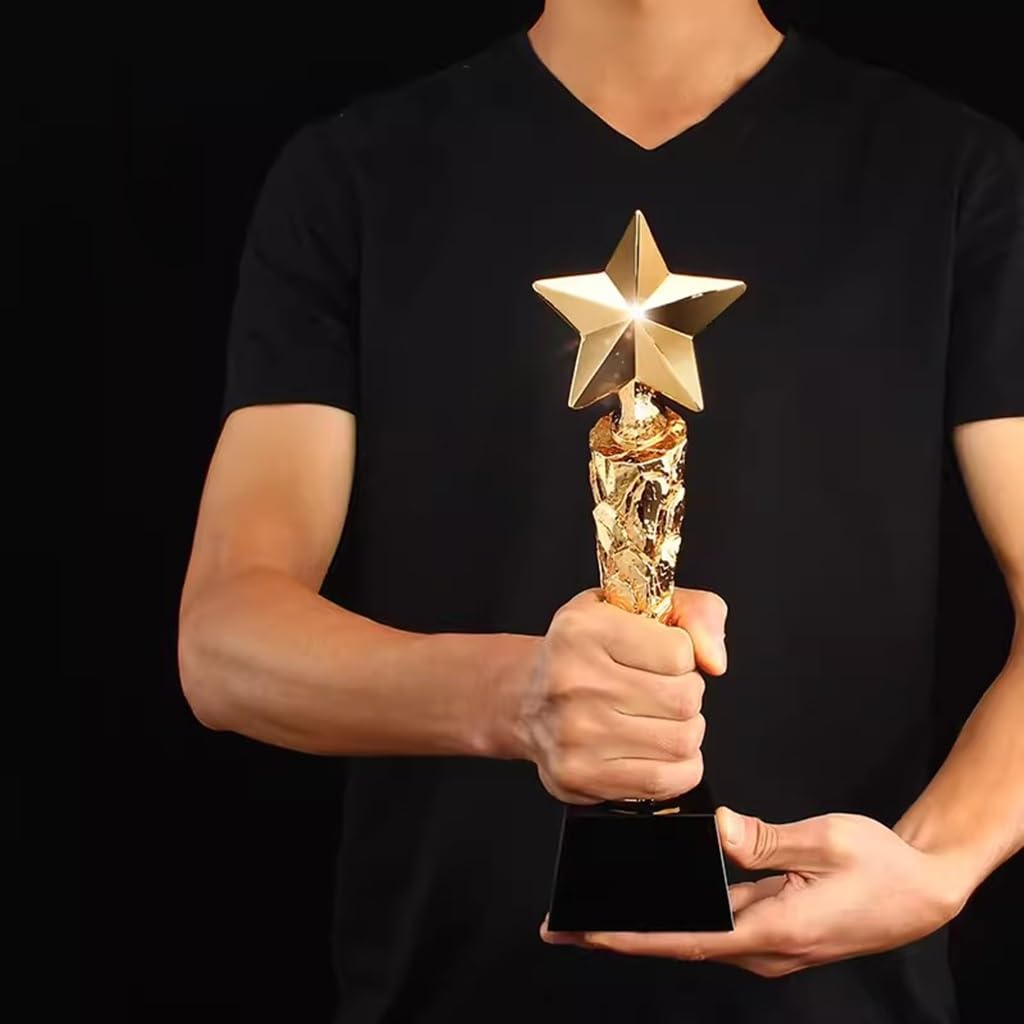 BOFANGSM Gold Basketball Trophy for Sports League & Awards - Best Actor, Director, Host