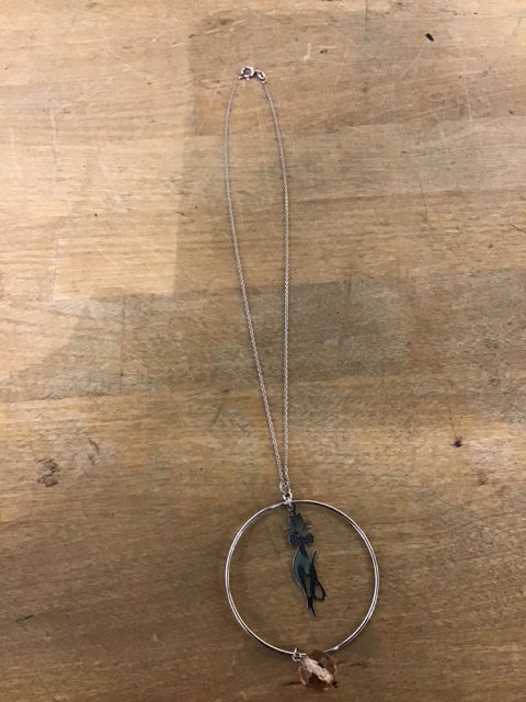925 Sterling Silver Cat in Circle Pendant Necklace for Women - Elegant Jewelry Gift for Cat Lovers, Perfect for Daily Wear & Special Occasions