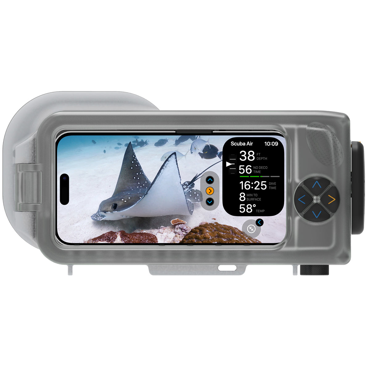 Oceanic+ Dive Housing - Waterproof Case for iPhone Underwater Photography | Perfect for Scuba Diving, Snorkeling & Beach Vacations