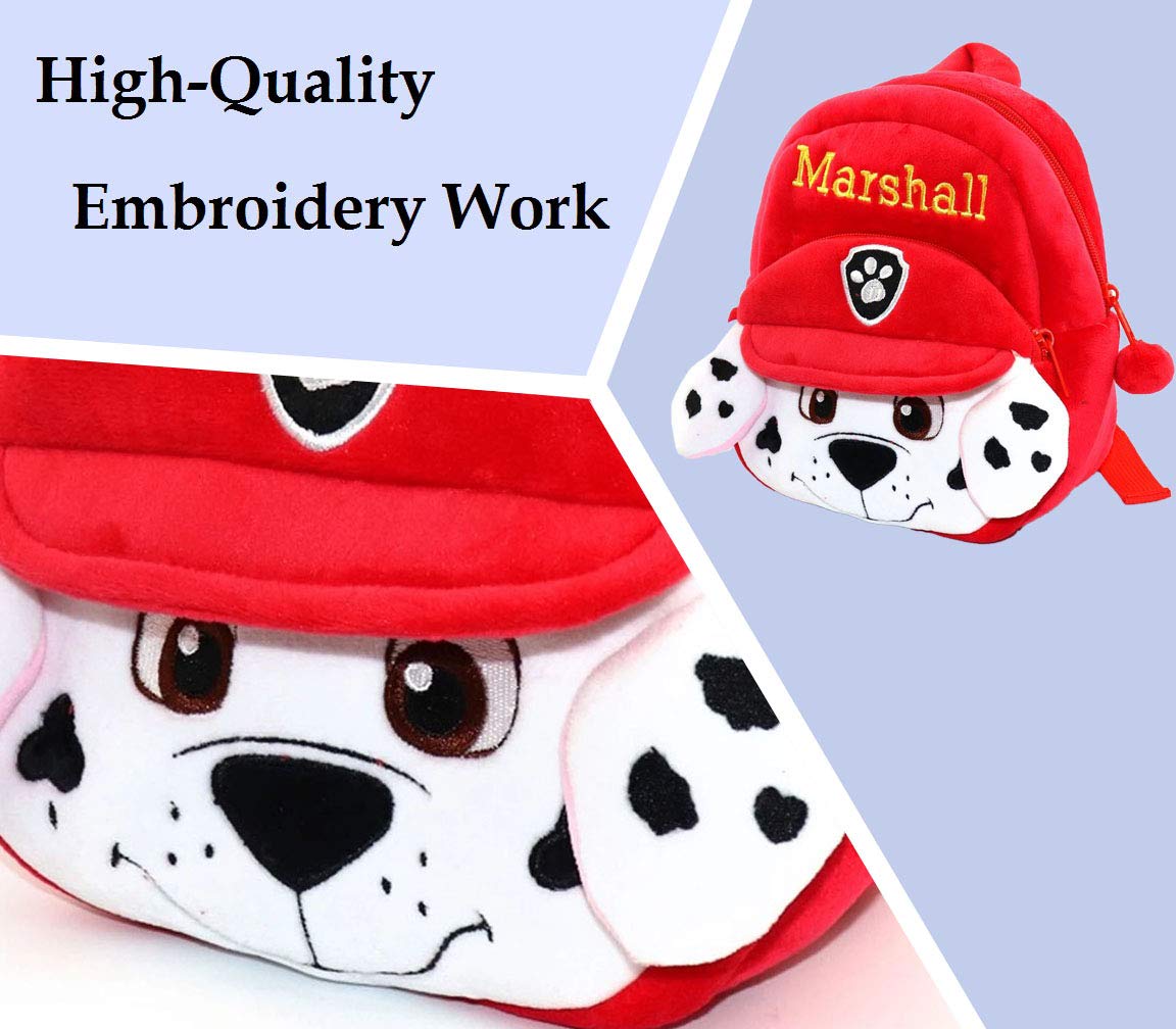 DZert Kids School Backpack - Soft Plush Cartoon Backpack for Boys & Girls (2-5 Years) - Perfect for Preschool, Kindergarten & Daycare Use