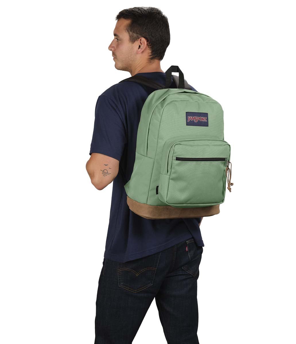 JanSport Right Pack Backpack - Durable Loden Frost School & Travel Backpack for Students & Commuters | Perfect for College, Work & Outdoor Adventures