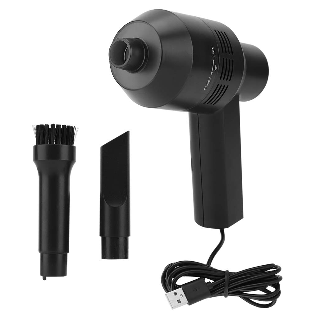 Portable Handheld Vacuum Cleaner - 5.0×5.4×2.4 Inch Mini Vacuum with 75dB Low Noise & Flat Mouth Nozzle - Perfect for Car, Pet Hair, Kitchen Crumbs & Home Cleaning