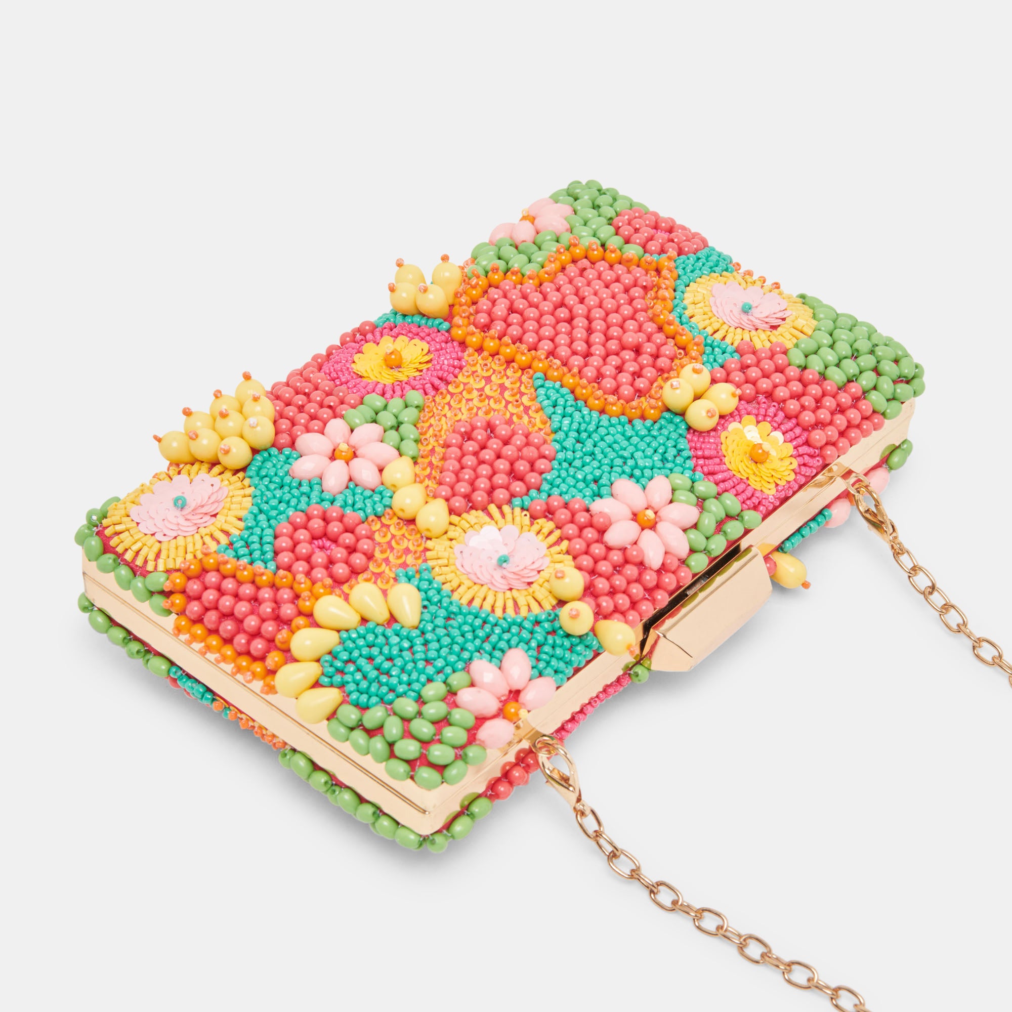 TAORMINA Multi-Beaded Clutch Purse for Women - Elegant Evening Bag for Parties, Weddings & Special Occasions