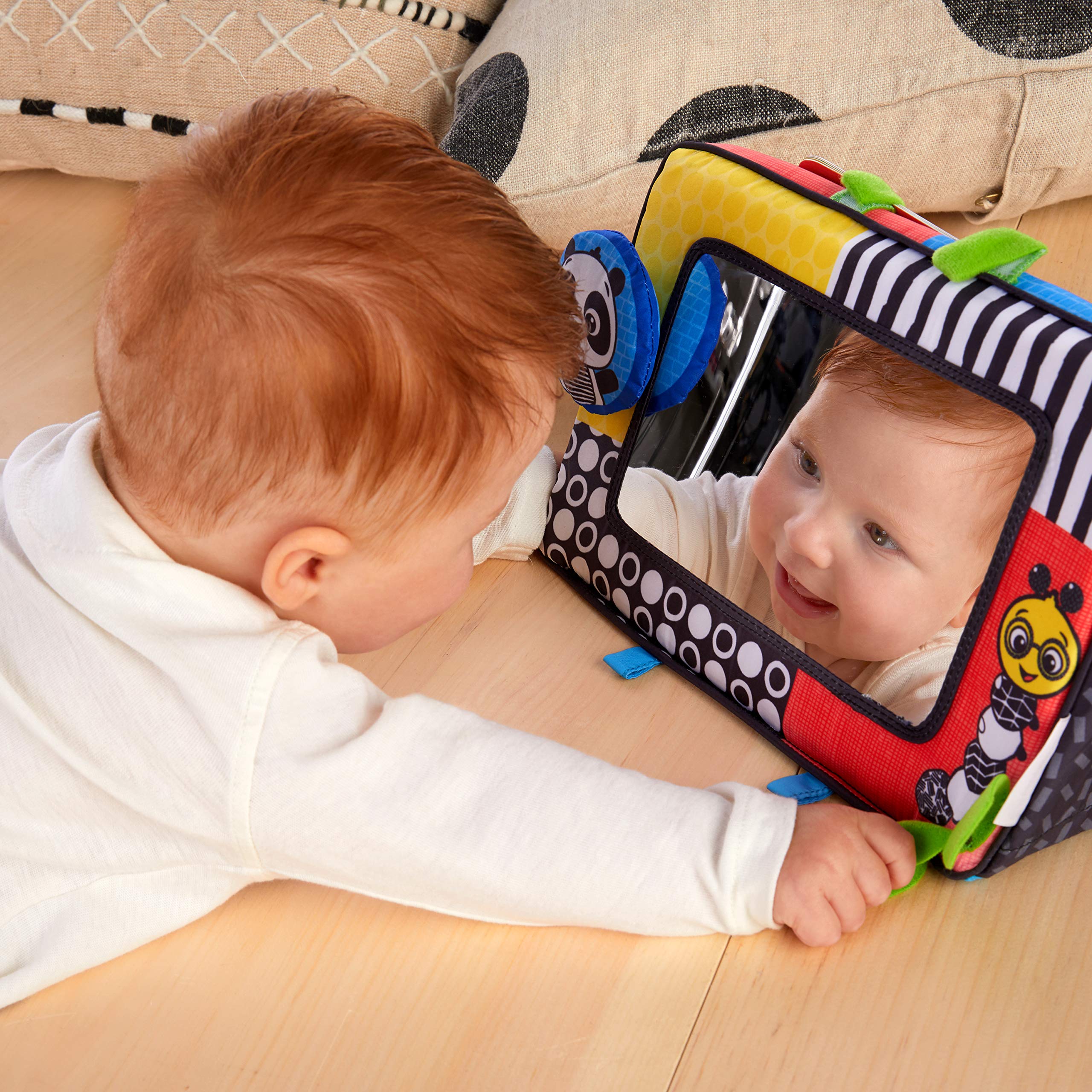 Baby Einstein High Contrast Activity Mirror for Newborn Tummy Time Play