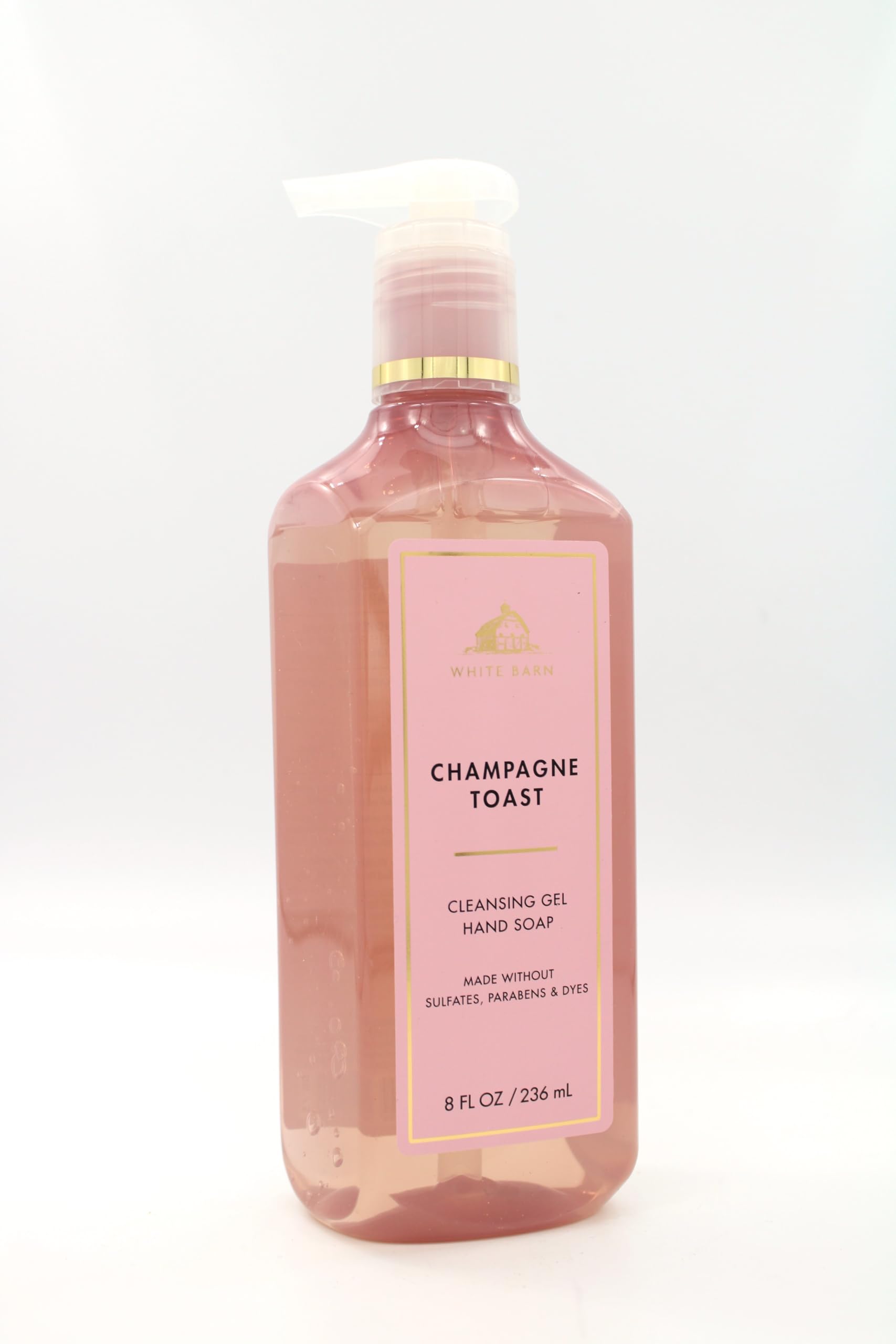 Champagne Toast Scented Hand Soap - 8 fl oz Bath & Body Cleansing Gel | Perfect for Kitchen, Bathroom & Guest Washrooms