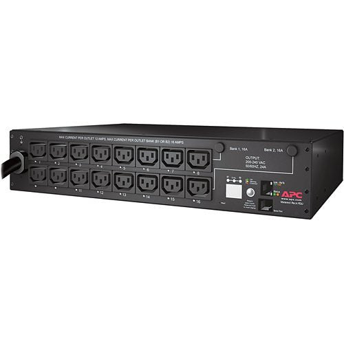APC AP7911B Switched Rack PDU - 2U, 30A, 208V Power Distribution Unit for Server Racks & Data Centers | Ideal for IT Equipment, Network Devices & Enterprise Power Management