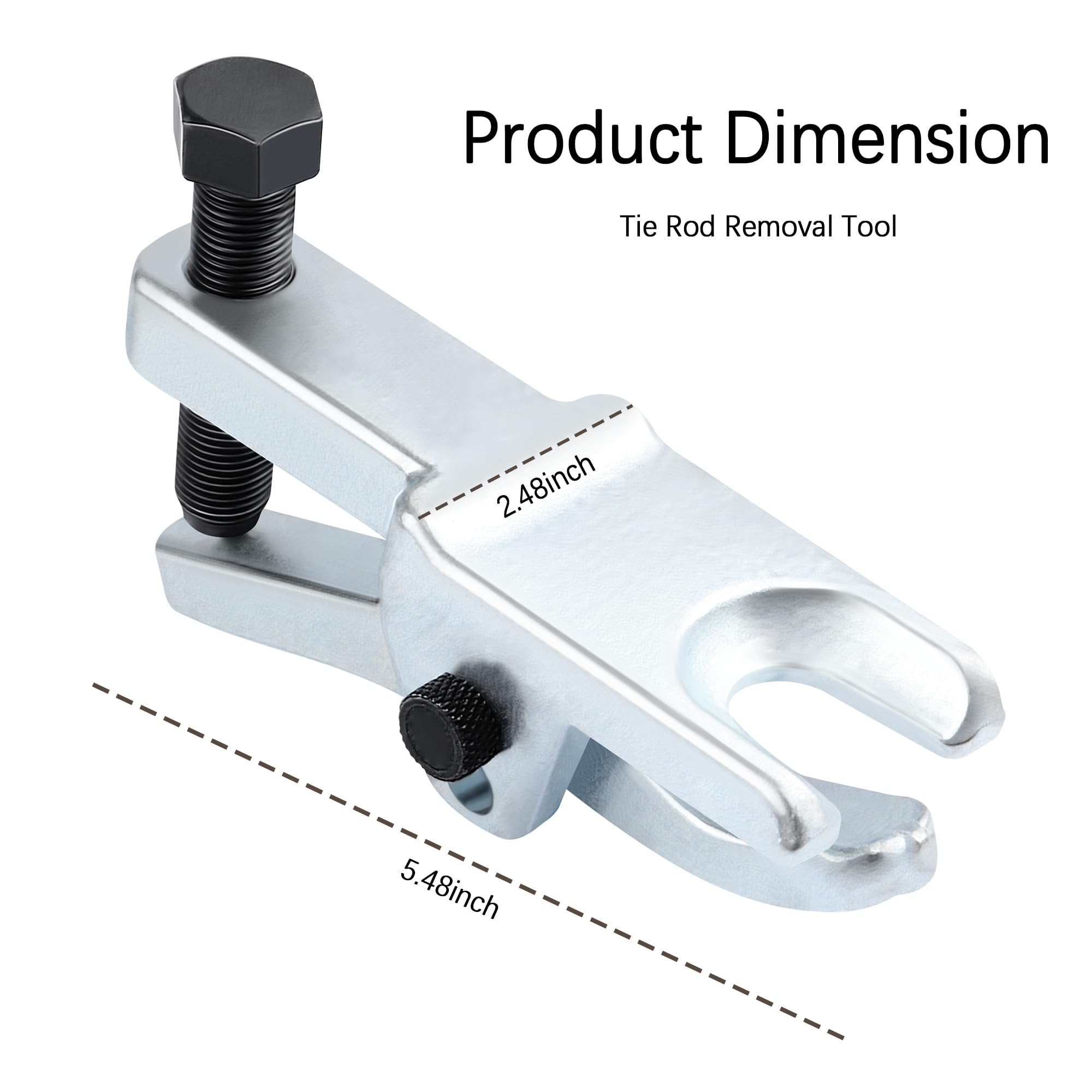 Heavy Duty Ball Joint Separator Tool - Adjustable Tie Rod Removal Tool & Ball Joint Puller for Cars, Trucks, SUVs - Universal Automotive Repair Tool for Suspension & Steering System Maintenance