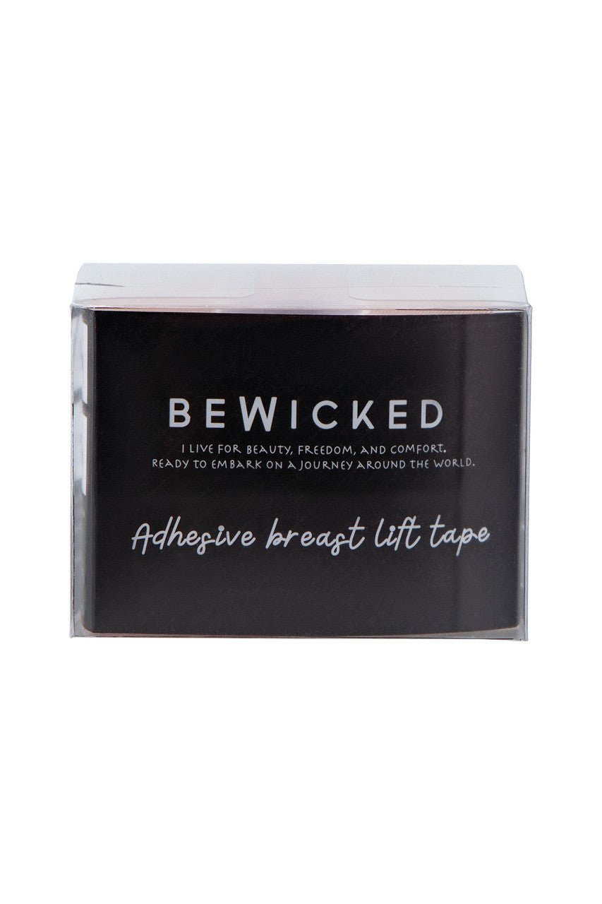 BeWicked Women's Adhesive Breast Lift Tape 2040 - Invisible Bra Tape for Strapless Dresses, Backless Gowns & Swimwear - Comfortable & Secure Support for All-Day Wear