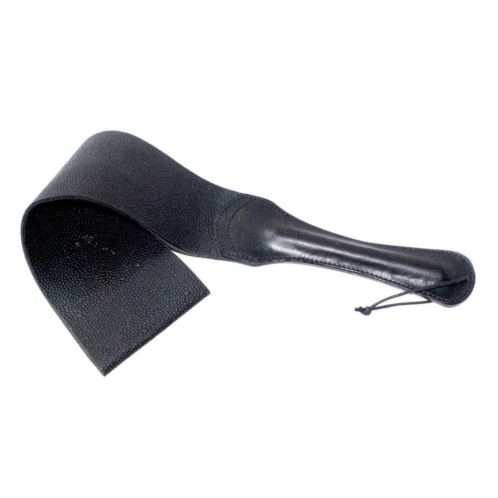 Premium Grain Leather Folded Slapper - Handmade Leather Paddle for Spanking & BDSM Play - Perfect for Couples, Roleplay, and Sensual Play