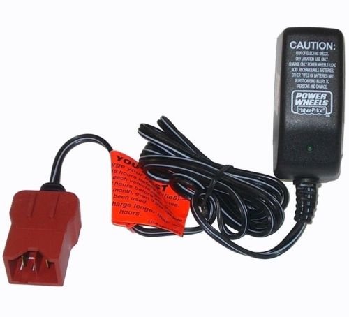 Power Wheels Harley Davidson 73210-9993 Replacement 6V Battery Charger for Kids Ride-On Toys - Perfect for Home, Backyard & Outdoor Play