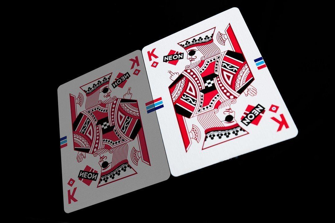 Hyper Neon Playing Cards by Riffle Shuffle - Vibrant UV Reactive Deck for Magic Tricks, Poker Nights & Cardistry Performances