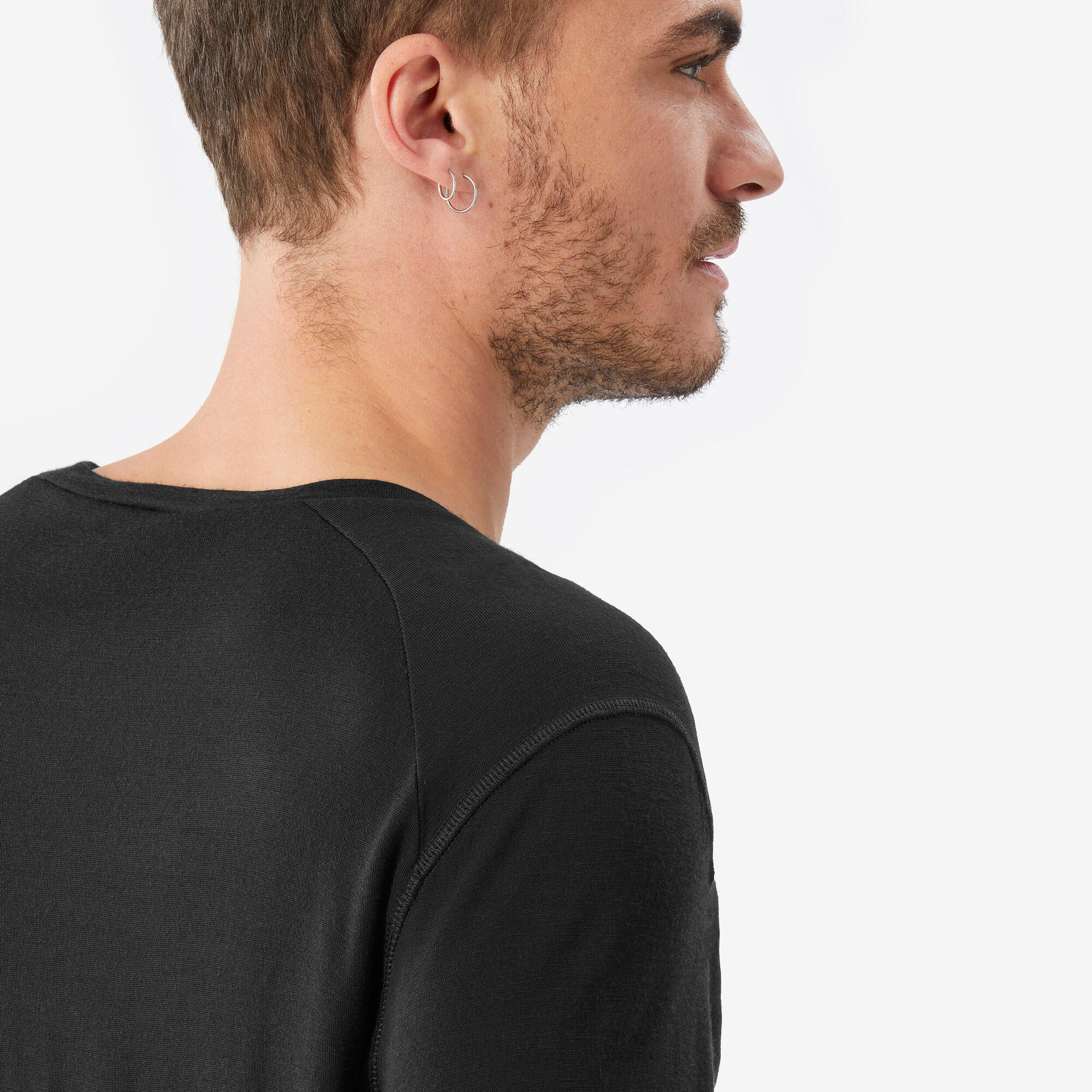 Simond Men's MT500 Long Sleeve 100% Merino Wool Base Layer T-Shirt - Warm Thermal Underwear for Hiking, Skiing & Outdoor Activities