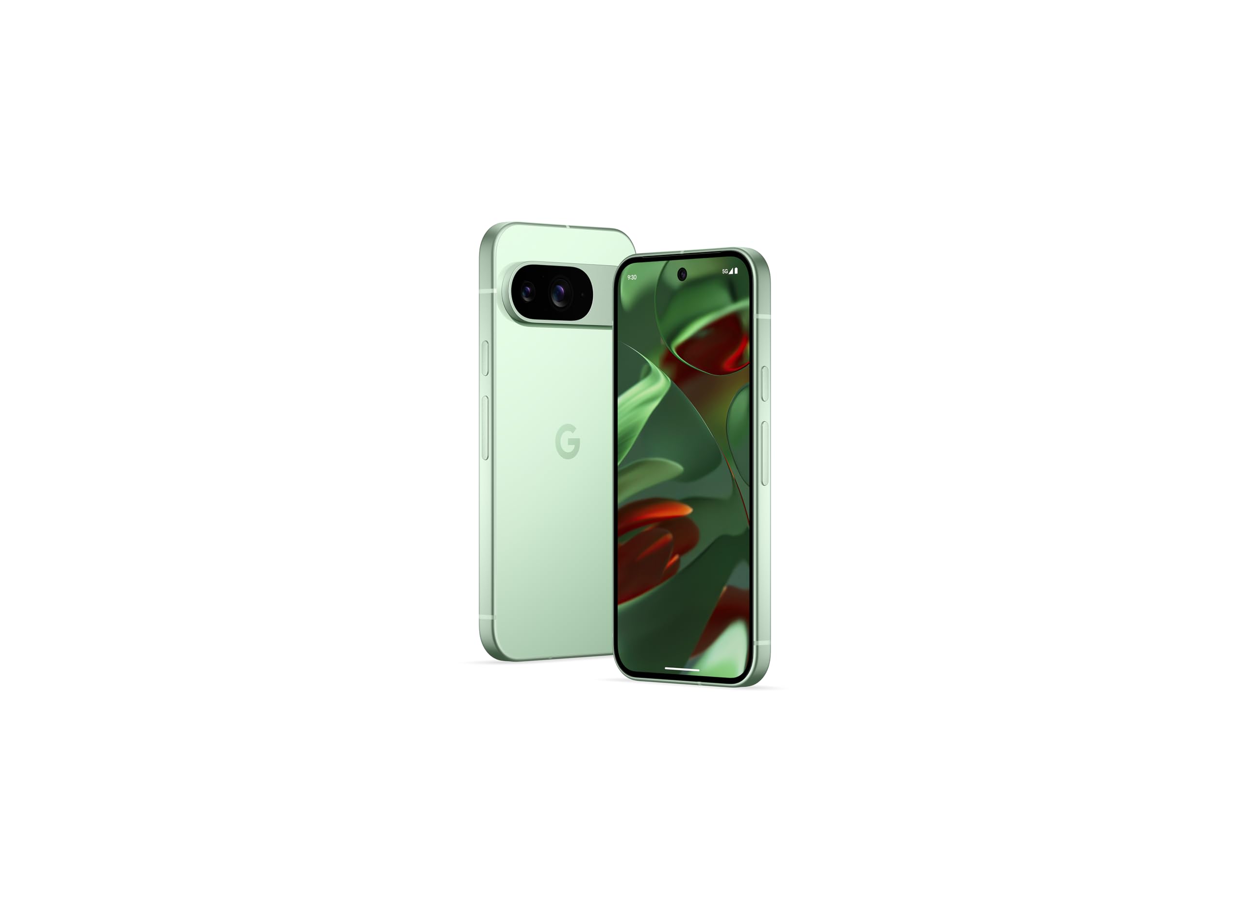 Google Pixel 9 256GB Unlocked Android Smartphone - Advanced Pixel Camera, 24+ Hour Battery, Fast Wireless Charging, Dual SIM, Powerful Security - Winter Green - Perfect for Travel, Photography & Business Professionals