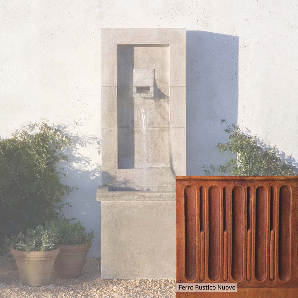 Campania International Moderne Outdoor Fountain - Elegant Garden Water Feature for Patio, Yard & Landscape Decor