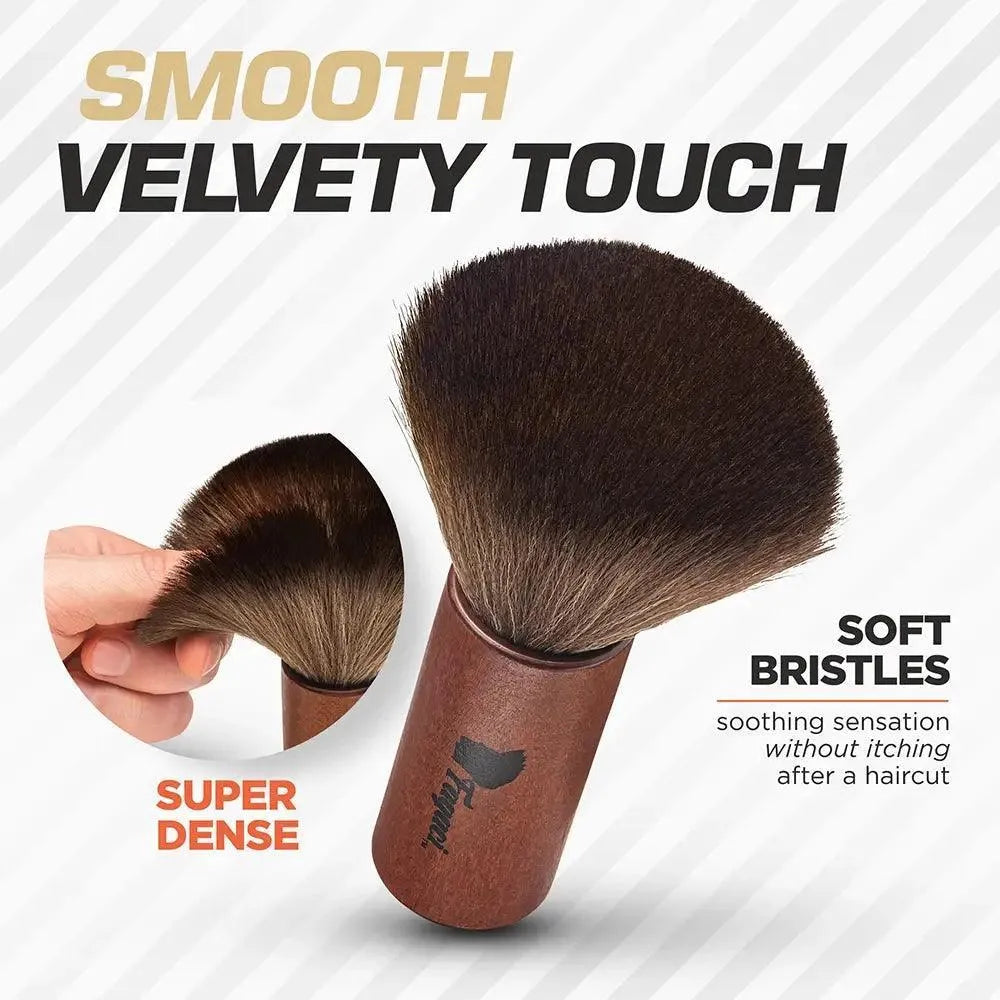 Premium Neck Duster for Men - Soft & Comfortable Hair Styling Brush - Perfect for Barbershops, Home Grooming & Travel Use