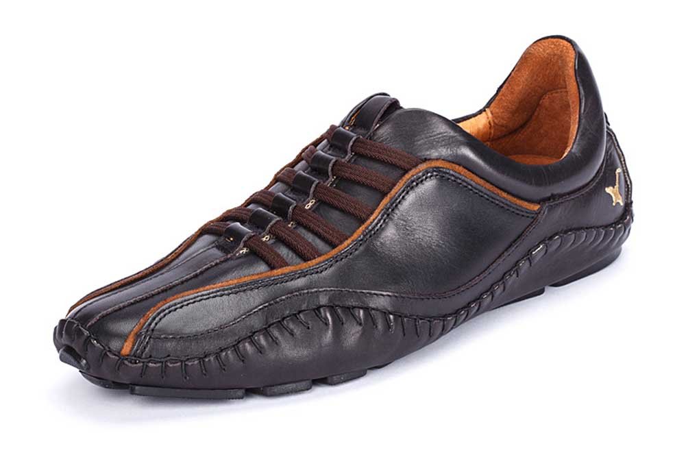 PIKOLINOS Men's Leather Sneakers - Fuencarral Style | Comfortable Casual Shoes for Walking, Travel & Everyday Wear