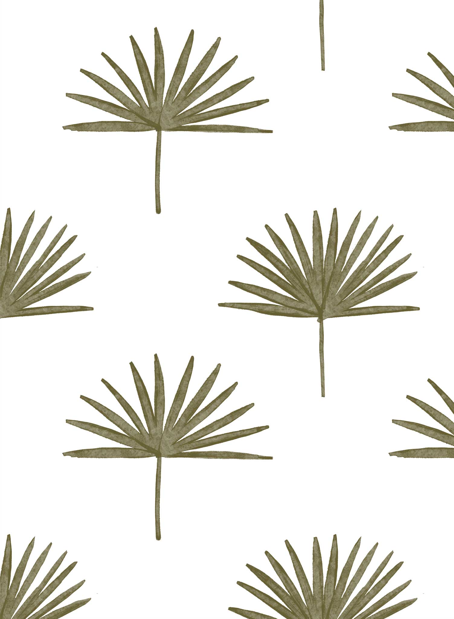 Palm Lane Wallpaper - Tropical Leaf Peel and Stick Wallpaper for Bedroom, Living Room, Bathroom Decor - Self-Adhesive Removable Wallpaper for Home & Office