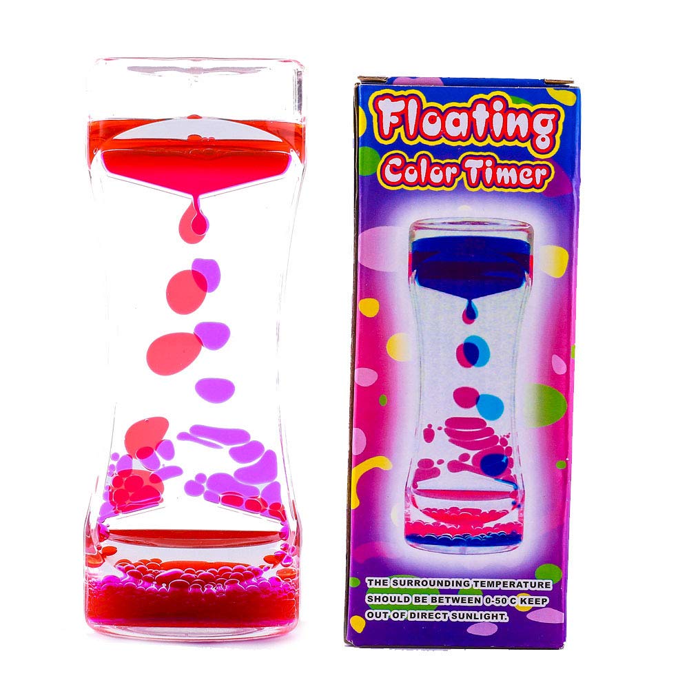 **YUE Motion Liquid Timer - 2 Pack Liquid Motion Bubbler Sensory Toys for Kids & Adults, Stress Relief & Autism Fidget Toys, Desk Decor & Calming Activity for Home, Office, Classroom – Perfect Stocking Stuffers & Novelty Gifts**