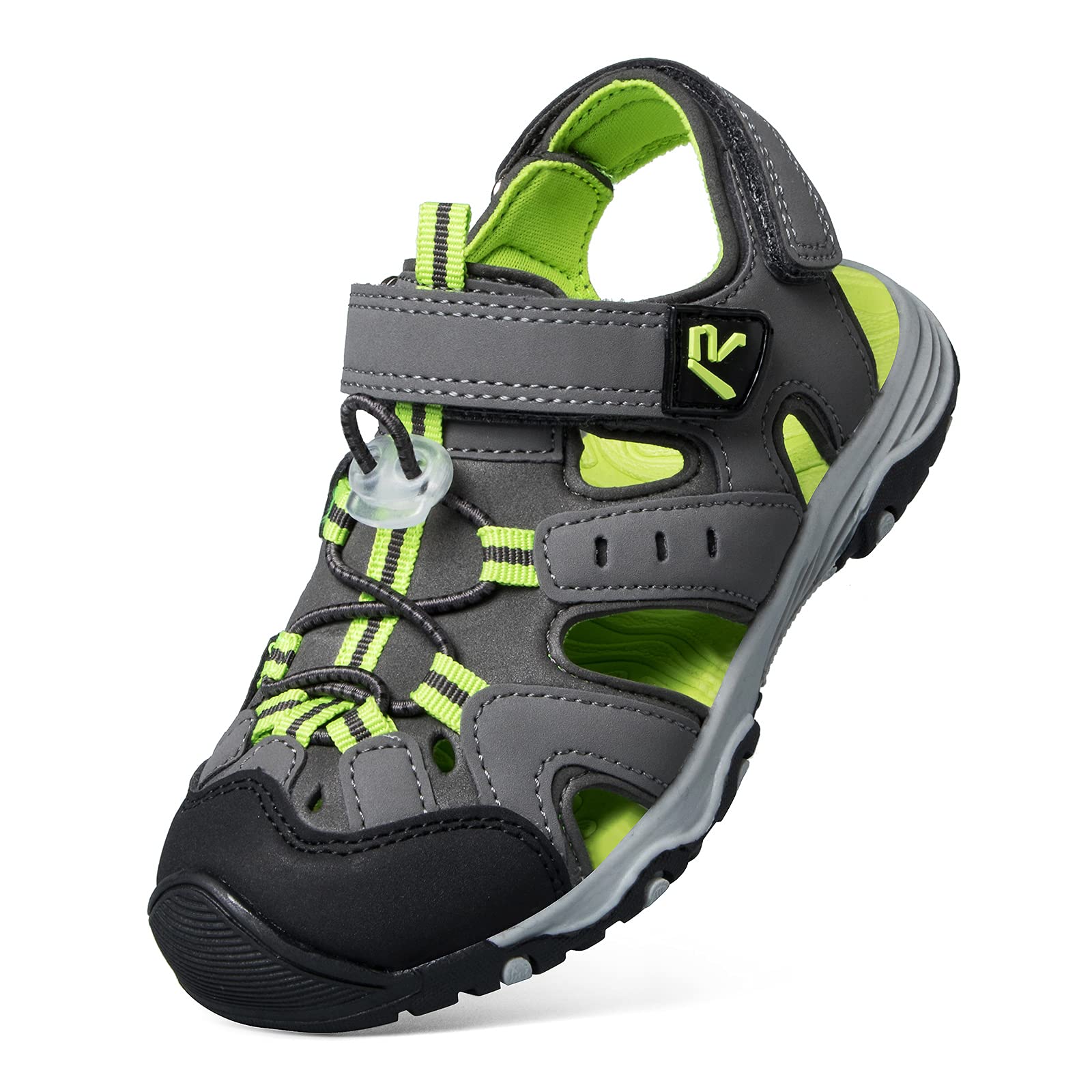 RUNSIDE Boys & Girls Closed-Toe Water Sandals - Breathable Hiking & Walking Shoes for Toddlers, Little Kids & Big Kids - Perfect for Summer Outdoor Activities, Beach & Pool Adventures