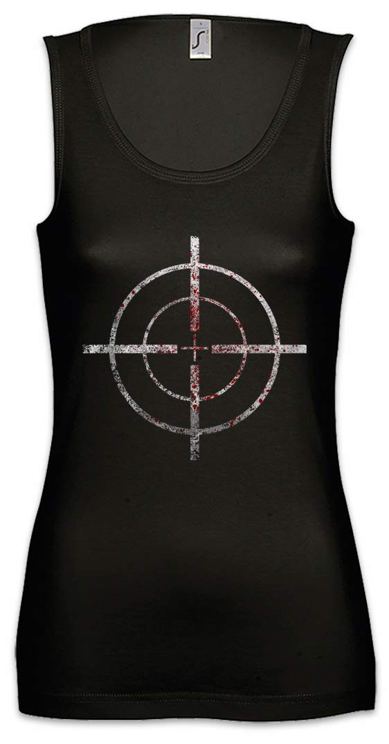 Urban Backwoods Bloody Crosshairs Sniper Women's Tank Top - Gym Fitness Training Shirt for Workouts & Outdoor Activities