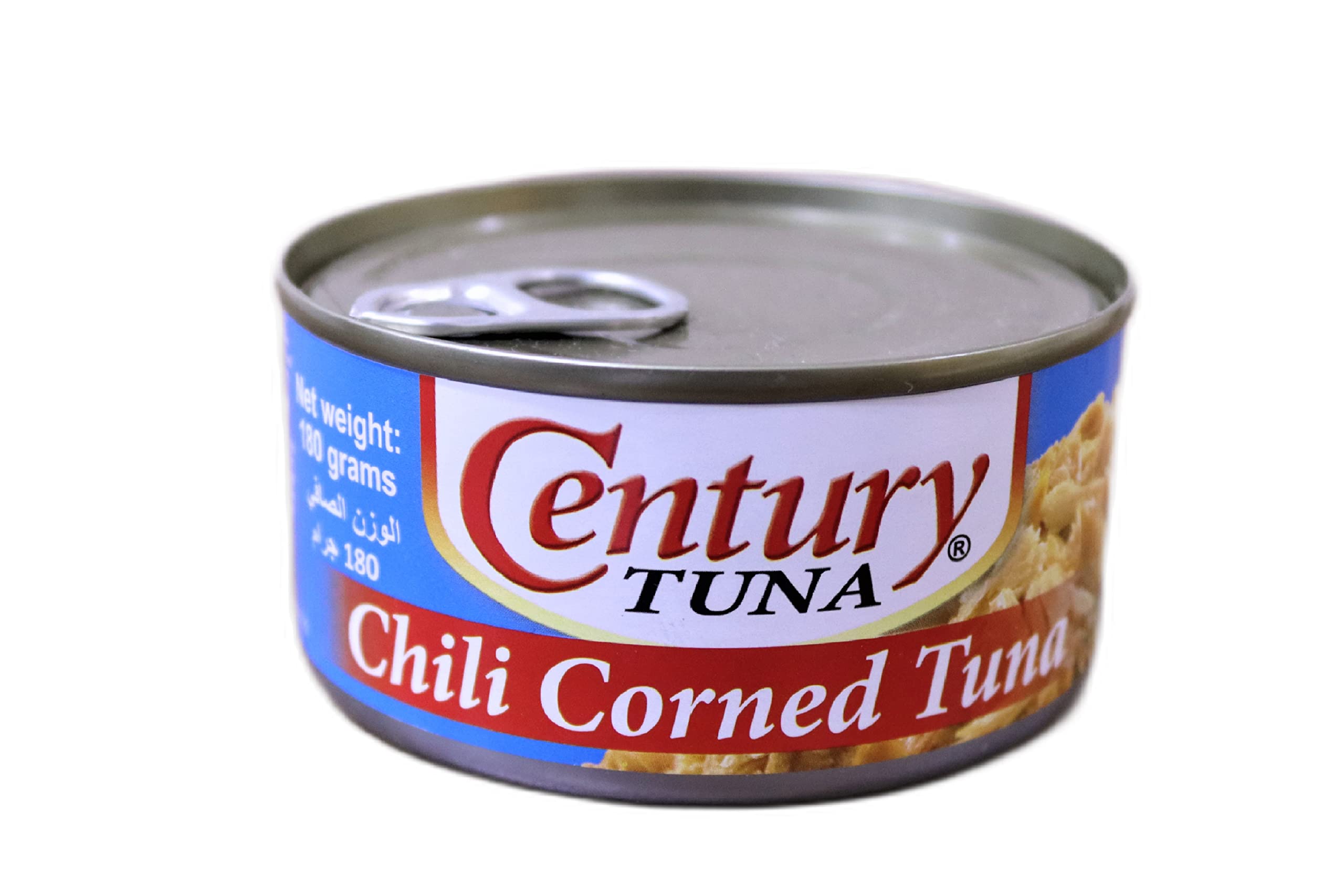 Century Light Chili Corned Tuna - 6 Pack (38.4oz Total) - Premium Canned Tuna for Sandwiches, Salads & Quick Meals - High Protein, Low Fat - Perfect for Camping & Emergency Food Storage