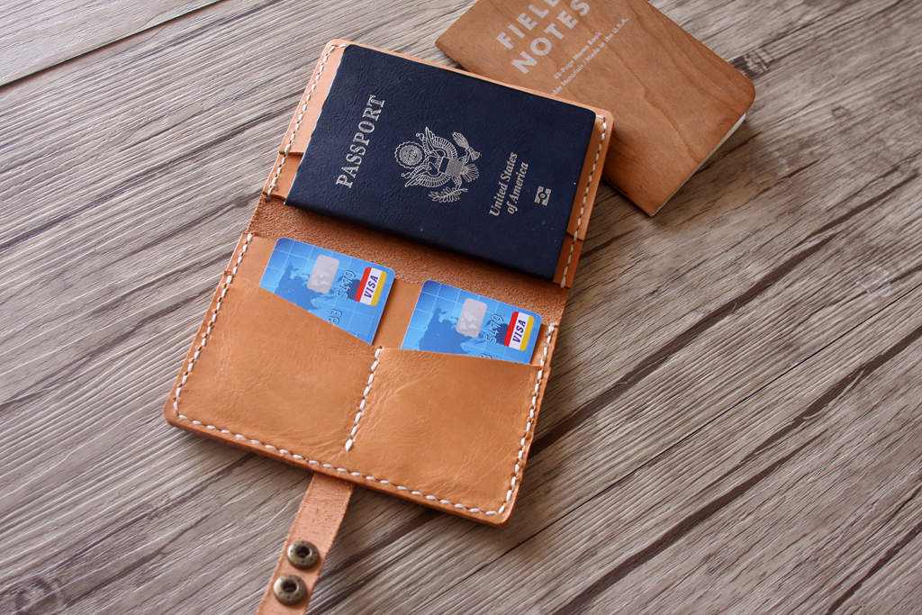 Premium Custom Leather Passport Holder Wallet - Personalized Travel Accessory for Men & Women | Perfect for Airports, Business Trips & Vacations
