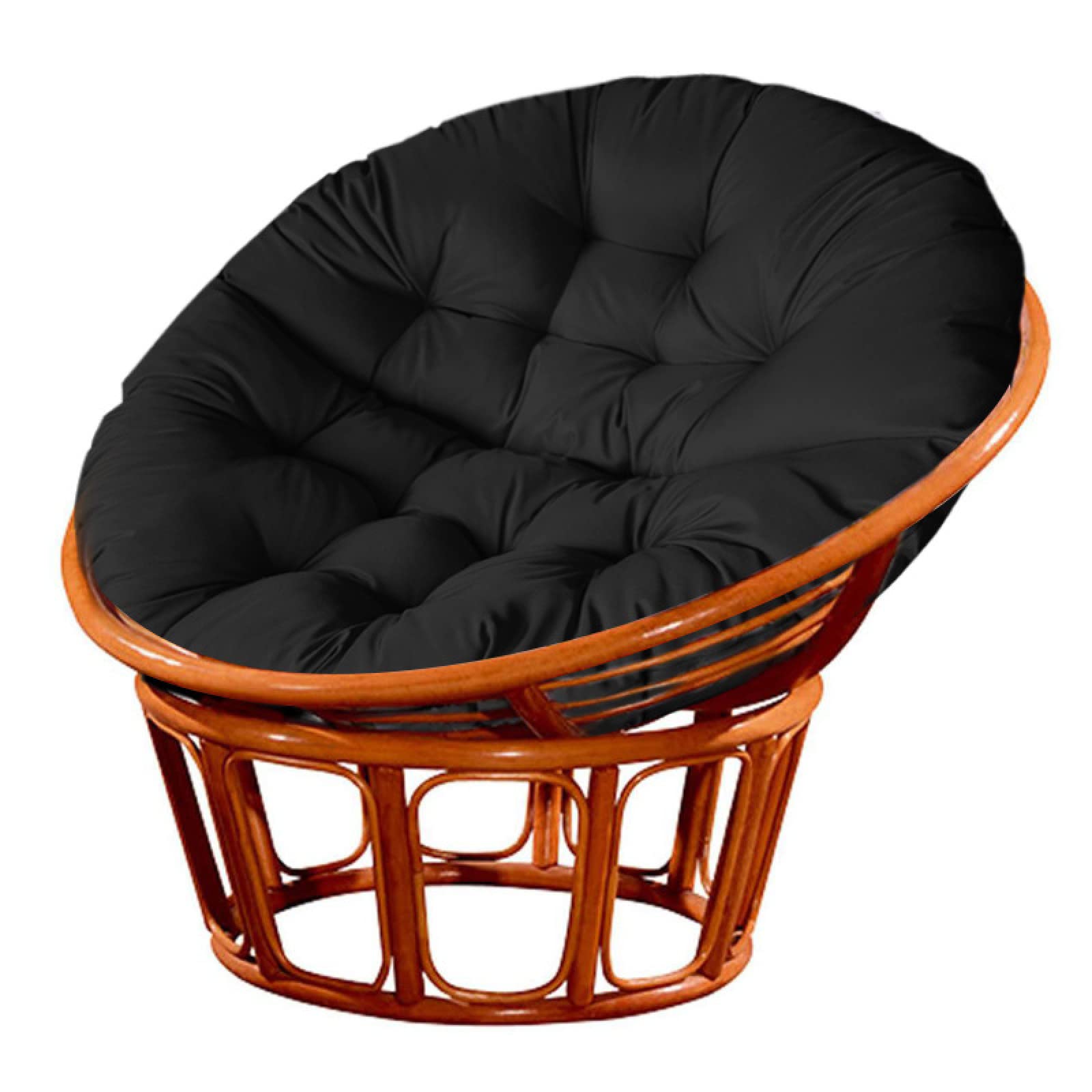 Outdoor Cushion Covers - Replacement Seat Cushions with Back Support for Egg Rocking Chairs, Wicker Chairs, Rattan Swivel Chairs, Swing Chairs & Hanging Chairs - Perfect for Patio, Garden, Porch & Poolside Relaxation