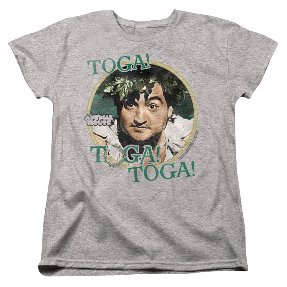 Animal House Toga Women's T-Shirt - Vintage Comedy Movie Inspired Casual Tee for Parties, Costumes & Greek Theme Events